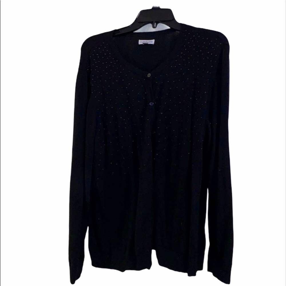 Cardigan with a touch of sparkle